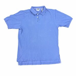 Vintage 90s GAP Polo Made in Hong Kong Blue Size Medium